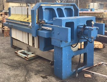 Used Industrial Filter Press - 35 cu ft