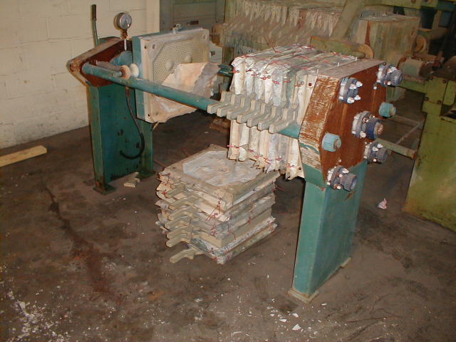Netzsch, manual, 3 cu.ft., used filter press