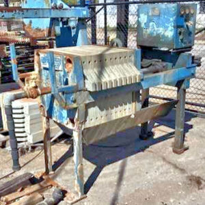 Eimco/Shriver used filter press, 3 cubic foot capacity