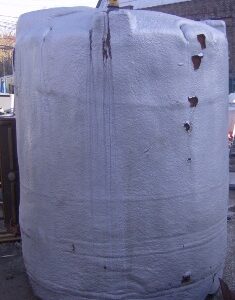 650 Gallon Vertical Holding Tank with Insulation