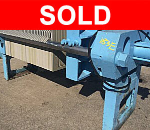 Sperry Used Filter Press - 19 cu ft Capacity