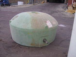 80 gal PE round vertical holding tank
