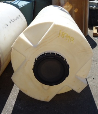 800 Gallon Used Plastic Holding Tank, Dome Top