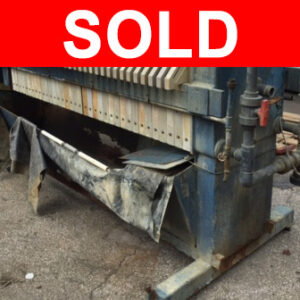 JWI Used Filter Press - 10.5 cu ft