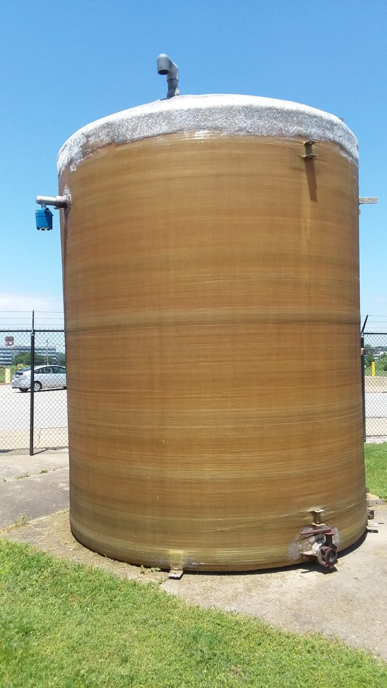 7,500 Gallon Fiberglass Tank – Flat Bottom – Dome Top