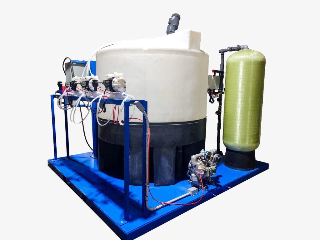 Batch Treatment System with a Carbon Filter