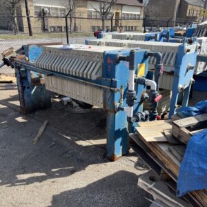 Used 630mm JWI Filter Press - 6 cu ft - 166I